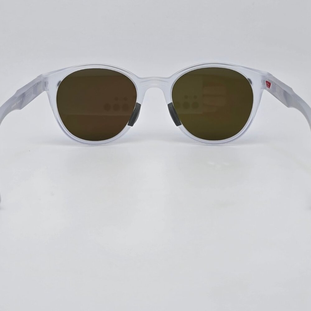 *SOLD* Oakley OO9474-0452 Spindrift Matte Clear Frame Prizm Sapphire Sunglasses - Picture 4 of 15